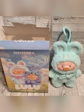 ToyZero LULU Mint Green Piggy Plush Keychain